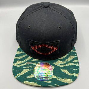 Air Jordan Hat Men Black Green Jumpman City‎ of Flight Strap Back Cap